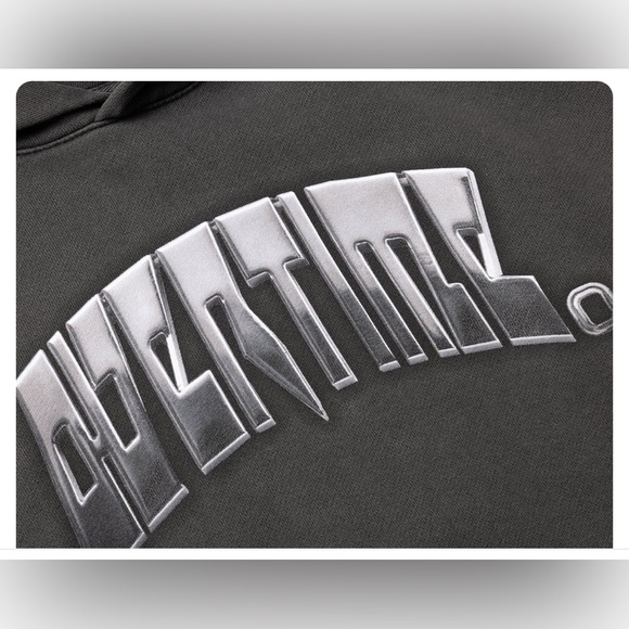 OVERTIME CHROMETEAM grey HOODIE kids UNISEX NEW WITH TAGS size XL - Picture 2 of 8